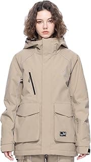 Ski Jacket Snowboard Coat Snow Winter Waterproof Insulated Windproof Baggy Warm Hooded Jacket for Men Women