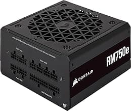 Corsair RM750e (2023) Fully Modular Low-Noise Power Supply - ATX 3.1 & PCIe 5.1 Compliant - 105°C-Rated Capacitors - 80 Plus Gold Efficiency - Modern Standby Support - Black (Renewed)