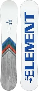 5th Element Dart 2 Men's Freeride-All Mountain Snowboard - Designed for Beginner and Intermediate Snowboarders with Rocker-Regular and Wide