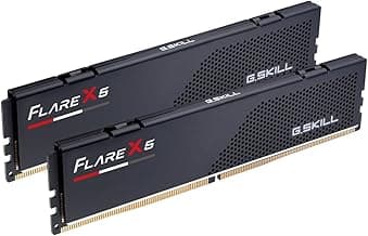 G.SKILL Flare X5 Series DDR5 RAM (AMD Expo) 32GB (2x16GB) 6000MT/s CL30-36-36-96 1.35V Desktop Computer Memory U-DIMM - Matte Black (F5-6000J3036F16GX2-FX5)