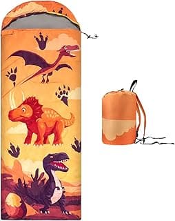 Kids Sleeping Bag for Camping - Lightweight 3-4 Season Backpacking Sleeping Bag, Compact Child Sleeping Bag for Girls and Boys, Waterproof Youth Sleeping Bags for Outdoor by Croosseoutdoors