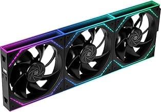 Thermalright TL-M12Q X3 120mm PC Case Fans, PWM ARGB Fans, 2000RPM High Airflow, Daisy-Chain, Infinity Mirror Lighting, 3-Pack