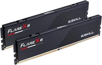 G.SKILL Flare X5 Series DDR5 RAM (AMD Expo & Intel XMP 3.0) 32GB (2x16GB) 6000MT/s CL36-36-36-96 1.35V Desktop Computer Memory U-DIMM - Matte Black (F5-6000J3636F16GX2-FX5)