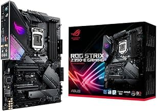 Asus ROG Strix Z390-E Gaming Motherboard LGA1151 (Intel 8th 9th Gen) ATX DDR4 DP HDMI M.2 USB 3.1 Gen2 802.11AC Wi-Fi