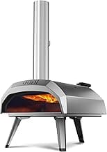 Ooni Karu 12 Multi-Fuel Outdoor Pizza Oven – Reaches 950°F and Cooks 12 Inch Pizzas and More in 60 Seconds - Portable Wood and Gas Grill with Pizza Stone, Dual Fuel Ooni Pizza Oven