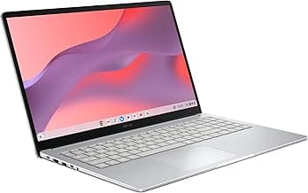 ASUS Chromebook CX15 Laptop, 15.6" FHD Anti-Glare Display, Intel® Processor N50, 128GB Storage, 8GB RAM, ChromeOS, Pure Grey, CX1505CTA-AS88F-PG