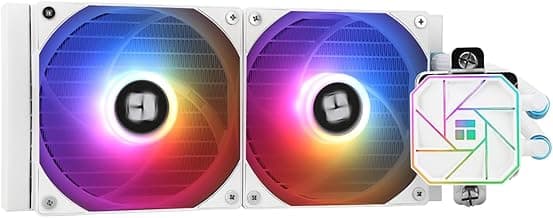 Thermalright Aqua Elite 240 White V3 AIO CPU Cooler, 240mm Liquid Cooling, ARGB PWM Fans, Intel LGA1150-1200/2011/1700, AMD AM4/AM5