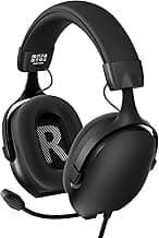 Gaming Headsets with Mic,7.1 Surround Sound Gmaing Headphones with Noise Cancelling Microphone for Xbox,PS4,PS5,Switch,PC,50MM Dynamic Drivers, 3.5MM Audio Jack-Black