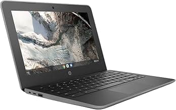 HP Chromebook 11 G7 EE 11.6" Chromebook - 1366 x 768 - Celeron N4000-4 GB RAM - 16 GB Flash Memory, Chrome OS, Intel UHD Graphics 600 - in-Plane Switching (IPS) Technology - English Keyboard (Renewed)