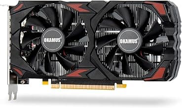RX 590 8GB 2304SP Gaming Graphics Card GDDR5, 256bit PCIe 3.0 x16,8-Pin Input DirectX 12 GPU for Gaming PC, DPx2+HDMI Output, 1080P Display, Dual Fan Cooling with Low Noise and Quiet Work