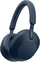 WH-1000XM5 Premium Noise Canceling Headphones, Auto NC Optimizer, 30-Hour Battery, Alexa Voice Control, Midnight Blue
