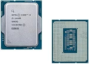 Intel i5-14400 Desktop Processor: 10-Core (6P+4E), 16-Thread CPU (3.5-4.7 GHz, 65W TDP), 20MB Cache, with Intel Laminar RM1 Air Cooler. Supports DDR5 RAM. OEM Tray (CM8071504821112)(Bulk Packaging)