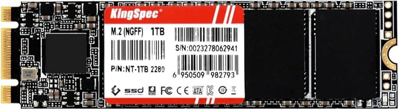 KingSpec NT Series 1TB M.2 2280 SATA SSD - Not Compatible with NVMe Socket, Sata3 6Gb/s Internal Solid State Drive, for Ultrabook & Laptop & Desktop