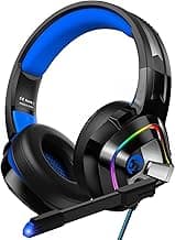 ZIUMIER Gaming Headset for PC, PS4, PS5, Xbox One, Xbox Series S/X, Switch, Noise Canceling Microphone, Stereo Surround Sound, 3.5mm Wired Gaming Headphones