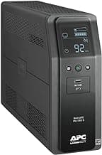APC UPS Back-UPS Pro, 1000VA Sinewave UPS Battery Backup & Surge Protector, LCD, AVR, BR1000MS
