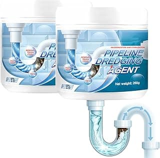 Drain Clog Remover, Powerful Pipe Dredging Agent, Sink Drain Cleaner for Kitchen Bathroom, Unclogging Solution for Pipes, Toilets & Showers (1)