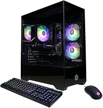 CyberPowerPC Gamer Xtreme Gaming PC, Intel Core i5-14400F 2.5GHz, GeForce RTX 5060 8GB, 16GB DDR5, 1TB PCIe 4.0 SSD, WiFi Ready & Windows 11 Home (GXiVR8060A47)