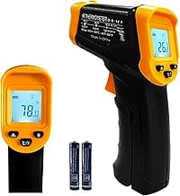 Digital Infrared Thermometer gun for cooking,BBQ,Pizza oven,Ir Thermometer with Backlight,-58℉~932℉(-50℃~500℃) Handheld Non Contact Heat Laser Temperature Gun (Not for Human)