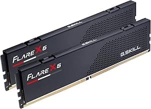 G.SKILL Flare X5 Series DDR5 RAM (AMD EXPO) 32GB (2x16GB) 6000MT/s CL30-38-38-96 1.35V Desktop Computer Memory U-DIMM - Matte Black (F5-6000J3038F16GX2-FX5)