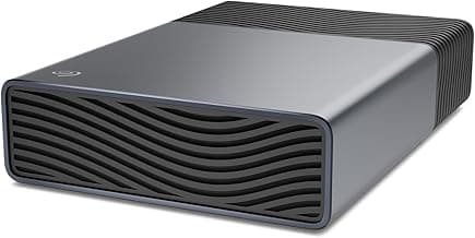 One Touch 24TB External Hard Drive Desktop HDD - USB-C Compatible with Most Windows and macOS, Rescue Recovery (STNB24000400)