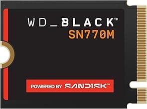 WD_Black SN770M 1TB M.2 2230 NVMeSSD - PCIe Gen 4.0, Speeds up to 5150 MB/s, for Handheld Gaming Devices and Compatible laptops, TLC 3D NAND, Great for Asus ROG Ally, Steam Deck, Microsoft Surface
