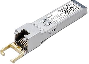 TP-Link TL-SM5310-T | 10GBase-T RJ45 SFP+ Module | 10G Copper SFP+ Transceiver | SFP+ to Ethernet | Plug and Play | Hot Pluggable | Up to 30m distance| | Durable Metal Casing | Versatile Compatibility