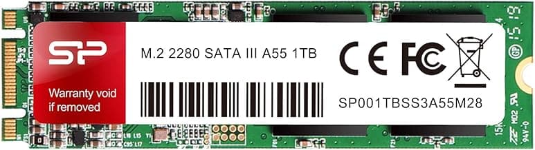 Silicon Power 1TB A55 M.2 SATA M+B Key SSD Internal Solid State Drive 2280 SU001TBSS3A55M28AB