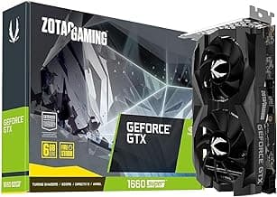 ZOTAC Gaming GeForce GTX 1660 Super 6GB GDDR6 192-bit Gaming Graphics Card, Super Compact, ZT-T16620F-10L