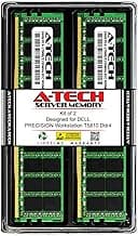 A-Tech 32GB (2X 16GB) RAM for DELL Precision Workstation T5810 Ddr4 | DDR4 2133MHz ECC-RDIMM PC4-17000 2Rx4 1.2V 288-Pin ECC Registered Server Memory Upgrade Kit