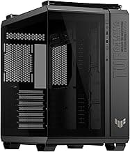 ASUS TUF Gaming GT502 Horizon ATX Mid-Tower PC Case (Boundless Panoramic Design, Dual-Chamber, Independent CPU and GPU Cooling Zones, Tool-Free Side Panels, USB 10 Gbps Type-C® Front Panel)