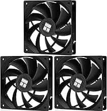 TL-C12B V2 X3 120mm Case Fans 3-Pack, High Airflow PC Fans 1500 RPM, 66.17 CFM, 25.6 dBA, S-FDB Bearing, 4-Pin PWM for Computer Case or CPU Coolers