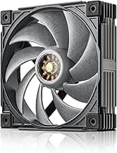 MACH120 120mm Case Fan: PWM Quiet PC Fans with FOC Motor - 4 Pin LCP High Speed Computer Cooling Fan with 500-3000 RPM