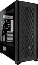 CORSAIR 7000D Airflow Full-Tower ATX PC Case – High-Airflow Front Panel – Spacious Interior – Easy Cable Management – 3X 140mm AirGuide Fans with PWM Repeater Included – Black