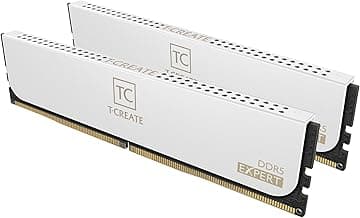 TEAMGROUP T-Create Expert Overclocking 10L DDR5 32GB Kit (2 x 16GB) 5600MHz (PC5-44800) CL38-46-46-76 Intel XMP 3.0 & AMD Expo Compatible Desktop Memory Module Ram White - CTCWD532G5600HC38GDC01