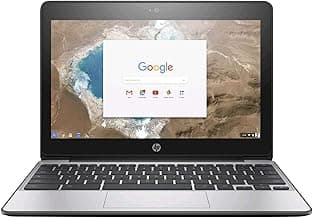 HP 11 G5 Chromebook 11.6'' Laptop Intel Celeron N 1.60GHz 4GB 16GB SSD - 1FX82UT, Black (Renewed)