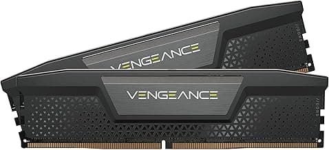 CORSAIR Vengeance DDR5 RAM 32GB (2x16GB) 6400MHz CL36-48-48-104 1.35V AMD Expo Intel XMP 3.0 Desktop Computer Memory – Gray (CMK32GX5M2B6400Z36)
