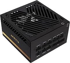 Apevia Galaxy 650W 80+ Gold ATX 3.1 Fully Modular Gaming PSU, PCIe 5.1 Ready 12VHPWR Cable, 135mm Silent FDB Fan, Japanese Capacitors, Reliable Power Supply for RTX 40/50 Series
