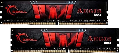 G.SKILL AEGIS Series DDR4 RAM (XMP) 32GB (2x16GB) 3200MT/s CL16-18-18-38 1.35V Intel AMD Desktop Computer Memory U-DIMM (F4-3200C16D-32GIS)
