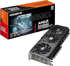 Gigabyte Radeon RX 9060 XT Gaming OC 16G Graphics Card - 16GB GDDR6, 128bit, PCI-E 5.0, 3320 MHz Core Clock, 2 x DisplayPort, 1 x HDMI, GV-R9060XTGAMING OC-16GD