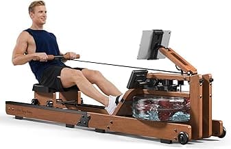 2026update Magnetic Rowing Machines for Home,Rower Machine with 16 Levels,Powerful Silent Magnetic Resistance,350lbs Weight Capacity,LCD Monitor,Silent Rail System,Row Machine for Home Gym Exercise