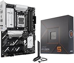 MICRO CENTER AMD Ryzen 5 7600X CPU Processor Bundle with ASUS B650E MAX Gaming WiFi AM5 ATX Motherboard (DDR5, PCIe 5.0, 3X M.2, Wi-Fi 6E)
