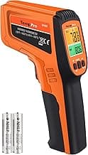 TempPro TP450 2 Laser Temperature Gun for Cooking, 16:1 D:S Ratio Infrared Thermometer Gun for Pizza Oven, Laser Thermometer Gun with Adjustable Emissivity Temp Gun -58 to 1022℉(Previously ThermoPro)