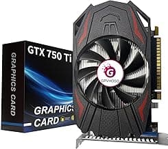 GTX 750Ti 4GB GDDR5 Graphics Card, 640SP 128bit Direct X12 Computer Video Cards, PCI Express 3.0x16 Interface, VGA, HDMI, DVI-D, Low Power GPU for Working Gaming