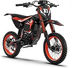 QRONGE X1 Spark Electric Dirt Bike, Electric-Bike with 60V 28.8Ah Battery, 4500 Peak Motor, 50MPH, Electric Motorcycle for Mountain Off-Road Adults Teens(M)