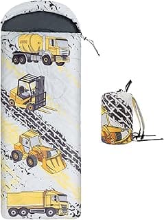 Kids Sleeping Bag for Camping - Lightweight 3 Season Backpacking Sleeping Bag, Compact Child Sleeping Bag for Girls and Boys, Waterproof Youth Sleeping Bag for Outdoor by Croosseoutdoors