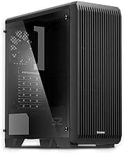Zalman S2 TG ATX Mid-Tower PC Case, 3 x Pre-Installed 120mm Zalman Quiet Fans (Support up to 8 Fans), High Airflow Mesh Front Panel, Full Tempered Glass Side Panel, Support GPUs up to 330mm, USB 3.0