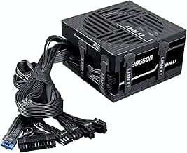 Lian Li RB 650W Power Supply, 80 Plus Bronze, ATX 3.1, PCIe 5.1 Ready, 135mm Low-Noise Fan, Built-in Cable Management, 5-Year Warranty, Non-Modular - Black (RB650B)