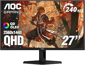 AOC 27G51F 27 inch Gaming Monitor 1920x1080 144Hz, IPS Panel, Console Gaming Ready, Full HD, 3-Sided Frameless, 1x HDMI 2.0, 1x Display Port, 3-Year Zero-Bright-Dot