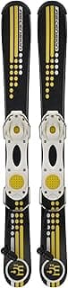 5th Element 99cm Ski Blades, Ski Boards, Snowblades | Adjustable Non-Release Bindings -Twin Tip Freestyle Mini Skis Short Skis - for Tricks, All Mountain
