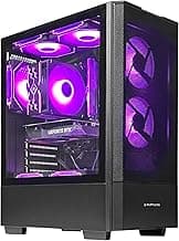 Gaming Desktop PC AMD R5 5500 GeForce RTX 3050 6GB,16GB DDR4 RAM,1TB NVMe SSD,ARGB Cooling, Prebuilt Gaming Computer